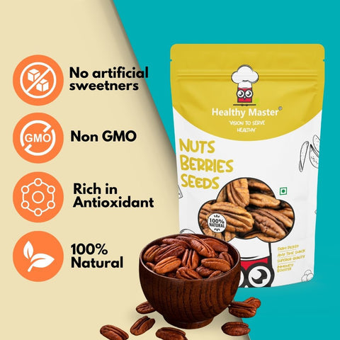Healthy Master Premium Pecan Nuts | Without Shell